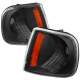 1997-2004 Ford F-20150/Expedition Corner Lights Matte Black Housing/Clear Lens