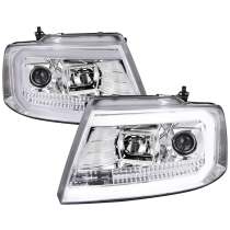 2004-2008 Ford F-20150/ 06-2008 Lincoln Mark LT LED C-Bar Headlights Chrome