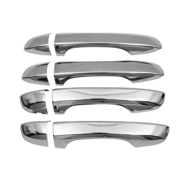 2018-2024 VW Tiguan Car Door Handle Cover Protector Stainless Steel Chrome 8 Pcs