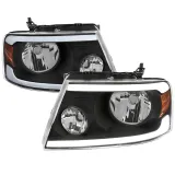 2004-2008 Ford F-20150/ 2006-2008 Lincoln Mark LT LED Factory Headlights Black