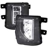 2016-2018 Chevy Silverado 1500 LED Fog Lights Kit Chrome Housing/Clear Lens
