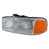 1999-2006 GMC Sierra/Yukon/Yukon XL Crystal Headlight Amber & Driver Side