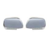 2003-2009 Toyota 4Runner Side Mirror Cover Caps Stainless Steel Silver 2 Pcs