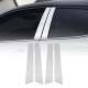 2013-2018 Toyota RAV4 Window B Pillar Posts Door Trim Cover Stainless Steel Silver 4x
