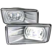 2007-2014 Chevy Avalanche/Silverado/Suburban/Tahoe LED Fog Lights Chrome