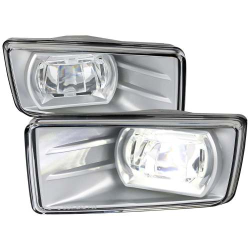 2007-2014 Chevy Avalanche/Silverado/Suburban/Tahoe LED Fog Lights Chrome