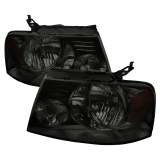 2004-2008 Ford F-20150/ Lincoln Mark LT Replacement Headlights Amber & Chrome