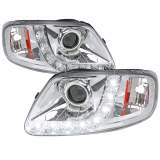 1997-2004 Ford F-20150 / 1997-2002 Expedition Projector Headlights SMD LED Chrome