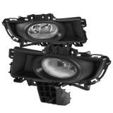 2007-2009 Mazda 3 Sedan H11 Fog Lights Kit Chrome Housing/Clear Lens