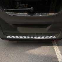 2016-2024 Mercedes Metris Rear Bumper Guard Stainless Steel Glossy with Plastic