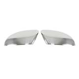 2012-2014 VW Passat B7 Side Mirror Cover Caps Stainless Steel Silver 2 Pcs