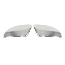 2012-2014 VW Passat B7 Side Mirror Cover Caps Stainless Steel Silver 2 Pcs