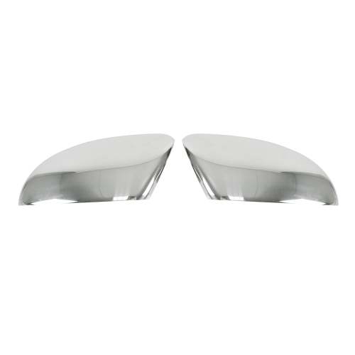 2012-2014 VW Passat B7 Side Mirror Cover Caps Stainless Steel Silver 2 Pcs