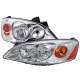 2005-2010 Pontiac G6 Factory Style Headlights w/ Amber Reflectors Chrome/Clear