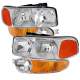 1999-2006 GMC Sierra 1500/2500/3500 Yukon/ XL Headlights&Bumper Lights Chrome