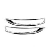 2016-2022 BMW X1 F48 xLine Rear Fog Light Lamp Frame Trim ABS Chrome 2 Pcs