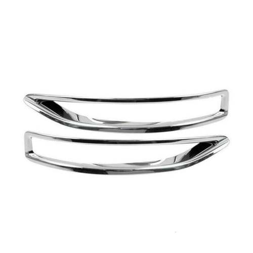 2016-2022 BMW X1 F48 xLine Rear Fog Light Lamp Frame Trim ABS Chrome 2 Pcs