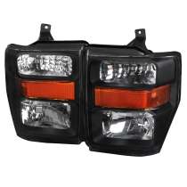 2008-2010 Ford F-250/F-350/F450 Super Duty Factory Headlights Amber Reflectors