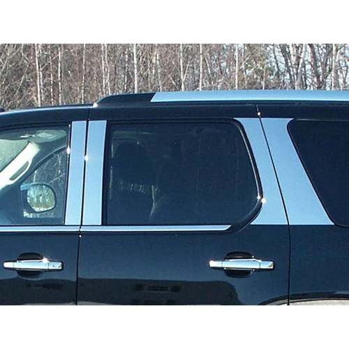 2007-2014 Cadillac Escalade Stainless Steel Pillar Trim 6Pc