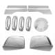 2015-2022 RAM ProMaster City Mirror Cover Caps & Door Sill Covers Chrome Set