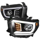 2014-2021 Toyota Tundra LED CBar Projector Headlights LED Signal Lights Black