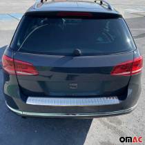 2012-2014 VW Passat B7 Wagon Rear Bumper Guard Stainless Steel Glossy