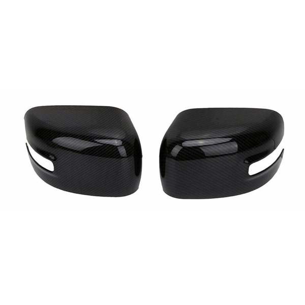 2015-2024 Jeep Renegade Side Mirror Cover Caps Carbon Fiber Black 2 Pcs