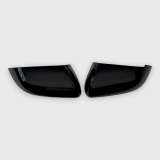 2020-2024 Ford Explorer Mirror Cover Caps Gloss Black 2Pcs ABS Plastic