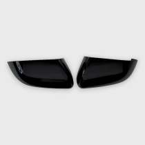 2020-2024 Ford Explorer Mirror Cover Caps Gloss Black 2Pcs ABS Plastic