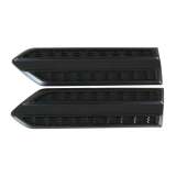 2018-2025 Volvo XC60 Side Door Molding Trim Skirt Garnish ABS Black 2Pcs