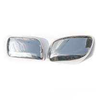 2008-2015 Lexus LX 570 Side Mirror Cover Caps Stainless Steel Silver 2 Pcs
