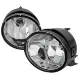 2004-2015 Nissan Titan/ 2005-2007 Armada Bumper Fog Lights Chrome/Clear Lens