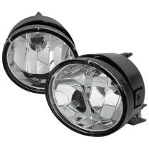 2004-2015 Nissan Titan/ 2005-2007 Armada Bumper Fog Lights Chrome/Clear Lens