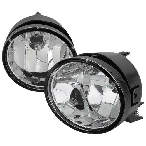 2004-2015 Nissan Titan/ 2005-2007 Armada Bumper Fog Lights Chrome/Clear Lens