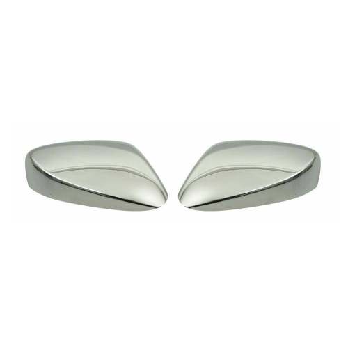2011-2016 Hyundai Elantra Side Mirror Cover Caps Stainless Steel Silver 2 Pcs