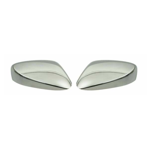 2011-2016 Hyundai Elantra Side Mirror Cover Caps Stainless Steel Silver 2 Pcs