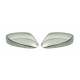 2011-2016 Hyundai Elantra Side Mirror Cover Caps Stainless Steel Silver 2 Pcs