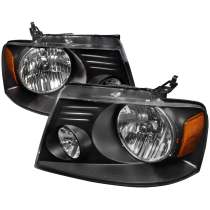 2004-2008 Ford F-20150/ 2006-2008 Lincoln Mark LT Factory Headlights Matt Black