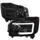 2004-2015 Nissan Titan / 04-2007 Armada LED Bar Factory Headlights Chrome/Smoke