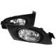 2001-2003 Honda Civic Coupe/Sedan 12V/55W H11 Fog Lights Chrome/Clear Lens