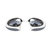 2017-2024 Mini Cooper Countryman F60 Side Mirror Cover Caps Stainless Steel Silver 2Pcs