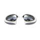 2017-2024 Mini Cooper Countryman F60 Side Mirror Cover Caps Stainless Steel Silver 2Pcs