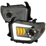 2014-2021 Toyota Tundra LED CBar Projector Headlights Arrow Signals Smoke