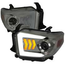 2014-2021 Toyota Tundra LED CBar Projector Headlights Arrow Signals Smoke