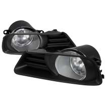 2007-2009 Toyota Camry H11 Fog Lights Kit Chrome Housing/Clear Lens