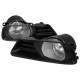 2007-2009 Toyota Camry H11 Fog Lights Kit Chrome Housing/Clear Lens