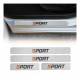 2020-2025 Ford Escape Door Sill Scuff Plate Scratch Protector Sport Stainless Steel 4x