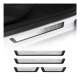 Hyundai Venue Door Sill Scuff Plate Scratch Protector Sport Brushed Stainless Steel 4Pcs