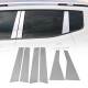 2017-2022 Honda CR-V Window B Pillar Posts Door Trim Cover Stainless Steel Silver 6x