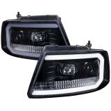 2004-2008 Ford F-20150/Lincoln Mark LT LED CBar Projector Headlights Smoke